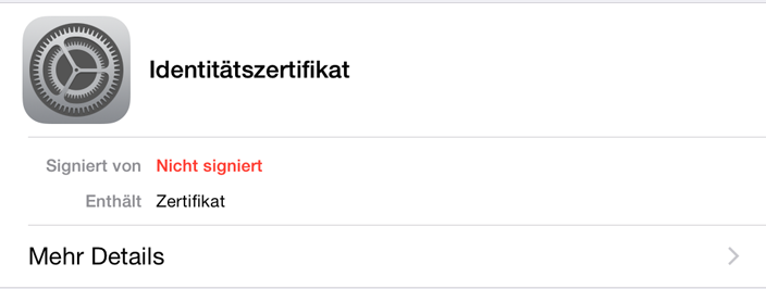 identitaetszertifikat