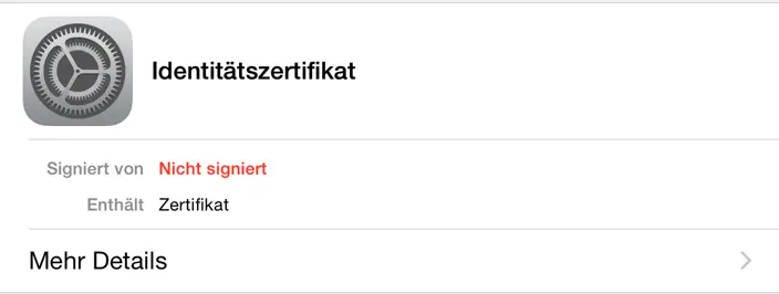 identitaetszertifikat