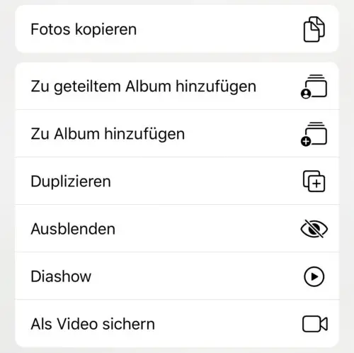 Apple iOS: Live Photos zusammenfügen und als Video speichern