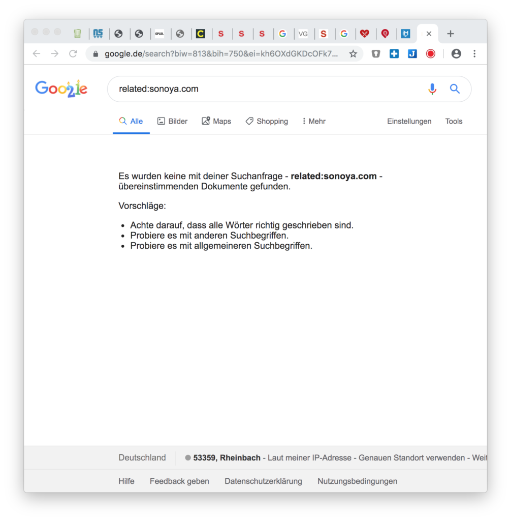 Google Hacks: Ähnliche Websites suchen